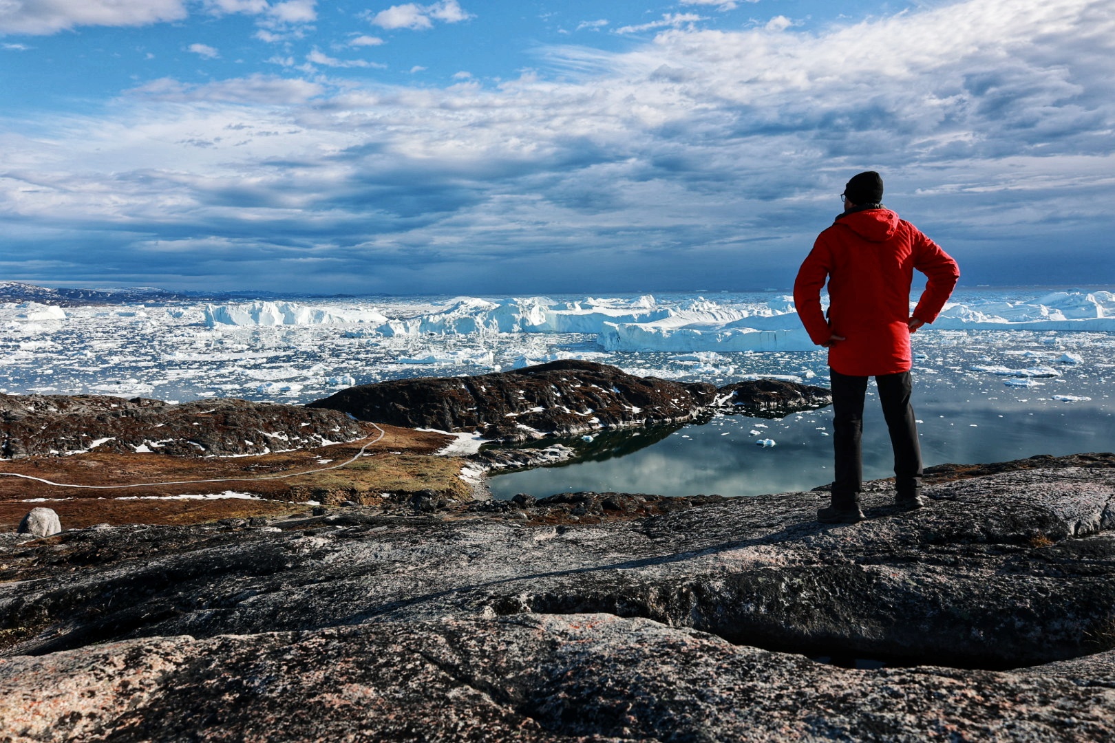 Unbeschreibliche Landschaft am Isfjord bei Ilulissat.